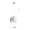 Japanese Resin Pendant Lamps Personalized Creative Designer Bar Restaurant Nordic Modern Cream Hanging Lamp Lighting Fixtures