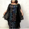 Ethnic Clothing African Dresses For Women Dashiki Diamond Clothes Bazin Broder Riche Sexy Slim Robe Evening Long Dress1220Z