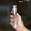 100st/lot 15ml 30ml 50ml Transparent Essence Pumpflaska Plast Airless-flaskor För Lotion Schampo Kosmetikbehållare Bdlsr