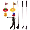 Intelligens Toys Outdoor Mini Funny Golf Toy Set Kids Learning Active Early Education Sports Game träning Boll Toys Boys and Girls Play 230711