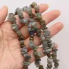 Beads Natural Semi-precious Stones Flash Labradorite Gravel For Jewelry Making DIY Necklace Bracelet Earrings Accessories