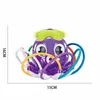 Sand Play Water Fun Outdoor Sprinkler Toys for Kid 3 4 5 6 7 Year Baby Bath Lawn Spray Octopus Children 230711