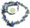 Pendant Necklaces Fashion Natural Lapis Lazuli Necklace Bead Handmade Gem Jewellery For Women Fine Jewelry F25