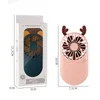 Electric Fans Portable Fan USB Rechargeable Hand Fans For Women Three Wind Speed And Night light Travel Make-up Mini Fan