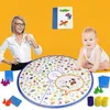 ألعاب الذكاء Montessori Puzzle Kids Detectives Looking Board Board Game Plastic Training Training Techness Kit Kit Learning Gifts 230710