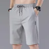 Herren-Shorts, Sommer-Herren-Sport-Shorts, einfarbig, gerades Muster, lockerer Typ, elastische Taille, Kordelzug, lässige Shorts, Jogginghose, 230710