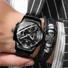 Montres-bracelets mode hommes montres homme haut montre à Quartz décontracté mince robe étanche Sport montre-bracelet Date Relogio Masculino