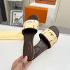 Créateur de mode Luis sandales en cuir pantoufles femmes Vuttonity Slide classique tongs été dfhfgh