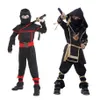 Trajes de ninja para crianças, festa de halloween, meninos, meninas, guerreiro, disfarce, crianças, cosplay, fantasia de assassino, presentes para o dia das crianças285y