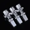 Venda imperdível Diamond Knot Quartz Enail Banger Quartz Bangers Unha Acessórios para fumar 10mm 14mm Masculino Joint Nails Dab Rig Para Glass Bong GQB25