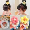 Accessori per capelli 1PCS Pearl Crown Princess Ties Girl Fashion Cute Children Elastic Bands Lovely Kids Gift