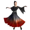 Stage Wear Waltz Ballroom Danswedstrijd Jurk Standaard Outfit Prestaties Kostuum Vrouwen Elegante Avondjurk Slanke Lange Rok