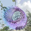 3D fala wiatr kuranty dzwonek Spinner drzewo życia wisiorek do pokoju dekoracje na przyjęcie bożonarodzeniowe dekoracje ogrodowe wiszące na zewnątrz Windchime L230620