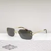 New High Quality 23 types of Kajia personalized frameless Sunglasses men's ins fashion same metal sunglasses ct2452234