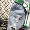 Jeans Children s Spring and Autumn Products Boby Boys Fashion Wild hole Kids Trousers without belt 2 7Year 230711