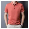 Polos Summer Summer Designer Fashion Fashion Fashion à manches courtes à manches courtes Colon Colon Couleur solide Polo Business Casual Top M-4XL Emodern888