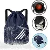 Sacs polochons sac à dos de sport ultra-léger homme femme sac de fitness cordon de basket étanche salle de sport avec compartiment à chaussures 230710