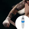 Tattoo Machine Permanent Makeup Pen Professional Motor Salon Beauty Equipment with Hook Line Beginners Learners Artists Blue 230814