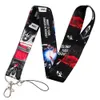 Rings Wholesale 20pcs/Lot Halloween Horror Movie Strap Lanyard للمفاتيح