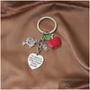 Key Rings Ups Stainless Steel Party Favor Chain Teacher Approval New Graduation Season Gift Drop Delivery Jewelry Dhmbc