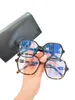 Sunglasses High Quality New Black Frame Glasses 3421 Same Light Large Box Slimming Tool Men Women