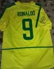 1998 Futbol Formaları 2002 Retro Camisetas Carlos Romario Ronaldinho 2004 Camisa de Futebol 1994 2006 1982 Rivaldo Adriano Brasils