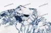xinxinbuy Maglietta da uomo firmata Tee 23ss Denim Paris camicie stampa alghe corallo manica corta cotone donna nero blu bianco S-2XL