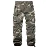 Pantaloni da uomo 8 tasche Pantaloni cargo da uomo in cotone rosso militare nero Pantaloni larghi mimetici tattici Casual taglia grande 38 44 tuta 230711