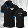 Polos para hombre, polo personalizado para hombre, camisetas polo informales de verano de manga corta, camisetas de diseño personalizadas con bordado personalizado, camisetas 230711