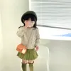 ショーツ女の子スカートと下パンツニット子供服ボトムス春夏幼児スカートブルマ230711