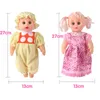 27 cm Figura Kawaii Articoli Simulazione Carrello per bambole Ragazza divertente Giocattolo Bambini Spinta a mano Il passeggino per bambole Regalo di Natale di compleanno