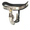 Dispositifs de chasteté T Back Type Ceinture de chasteté masculine Manchon de pénis Cage à bite en métal avec dispositif de verrouillage Plug anal Sex Slave BDSM Sous-vêtements pour hommes 230710