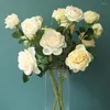 Flores decorativas 1 peça Arranjo de rosas artificiais planta faça você mesmo jardim festa decoração de casamento em casa