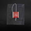 Storage Bags 1000Pcs5.5 X 7Cm Pyramid Tea Bag Filter Nylon Single String Label Transparent Empty