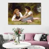 High Quality Canvas Art Reproduction of William Adolphe Bouguereau the Nut Gatherers Figure Painting Home Office Decor