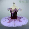 Adult Dark Purple Professional Ballet Tutu Costumes Kids Competition Ballet Platter Tutu Purple Women Classical Costume Tutu Balle309o