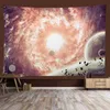 Wandteppiche kosmischer Sternenhimmel Nebel Sternkarte Hintergrund Tapisserie Home Dekoration Wandtuch