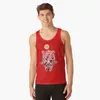 Regatas masculinas Final Fantasy Moogle-verse (vermelho) camiseta esportiva roupas de ginástica masculina