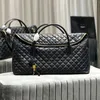 Borse da viaggio da donna in pelle trapuntata oversize Es da uomo Keepall Sport Tote Clutch Lage Borse S Borsa a mano a tracolla Designer Duffle Borse da fine settimana a spalla