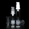 5 ml 10 ml Airless Pompe Bouteille Lotion Bouteille Essence Soins de La Peau Crème En Plastique Airless Emballage Bouteilles Échantillon Bouteille Jajof