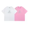 BLCG LENCIA 2023 Summer New 250g 100% Cotton T-shirt Men High Quality Print Color Sleeve Drop Tshirts Oversize Tops 2023242