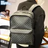 Usine en gros hommes sac à bandoulière 2 couleurs style collégial grande capacité sac à dos décontracté rue populaire sac à main à pois simple sacs à dos Joker Plaid 930 #