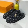 Designer Women COSY COMFORT Flat Sandals Fashion Leather Denim Buckle Booties Moccasins Scaffs Slippers 35-41