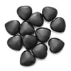 Pierre Obsidienne Noire Naturelle Ornements Sculpté 25X10Mm Coeur Chakra Reiki Guérison Quartz Minéral Dégringolé Pierres Précieuses Main Décor À La Maison Dr Dhq7H