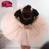 Dorosły naleśnik baletowa spódniczka Tutu spódnica praktyka Tutu spódnica pół Tutu dla dzieci LD0002S dorosły pół tutu Pink251j