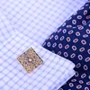 Gemelli KFLK gioielli Gemelli per camicia francese da uomo Marca Retro link Matrimonio di lusso Bottone color oro Ospiti di alta qualità 230710