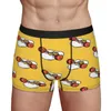 Caleçon Jaune d'oeuf Haltérophilie Homme Boxer Briefs Sous-Vêtements Poulet Famille Seau Très Respirant Haute Qualité Idée Cadeau