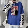 Mannen Hoodies Abarai Renji Bleach Anime Mannen Vrouwen Oversized Cool Manga Gedrukt Winter Herfst Losse Warm Hooded Tops Sweatshirts