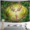 Wandteppiche Nordic Forest Tapisserie Wandbehang Fantasy Sternenhimmel Mystery Home Decor R230710