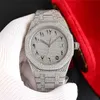 Movement Watch With Diamond Mechanical Diamond Watch Mens Watch Movement Wristwatch 41mm Stainless Steel Strap Sapphire Waterproof OroloUEJG